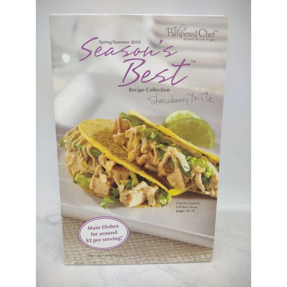 Pampered Chef Seasons Best Recipe Collections Cookbooks Lot of 22+ 1994 to 2019 - Picture 5 of 14
